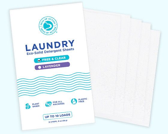 ECOSNEXT Laundry Detergent Sheets: 50 square 10 Packs
