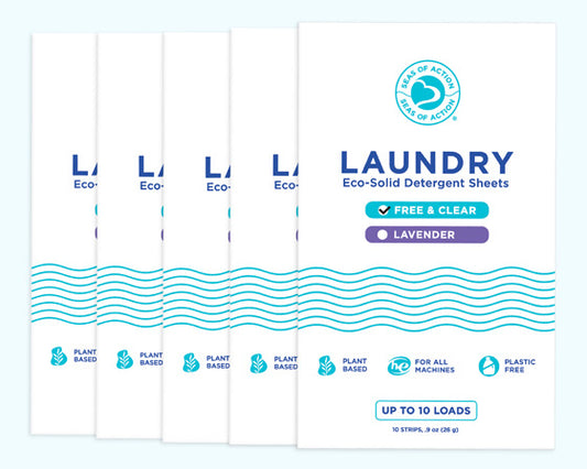 Laundry Detergent Sample Pack Bundle (5 packs)