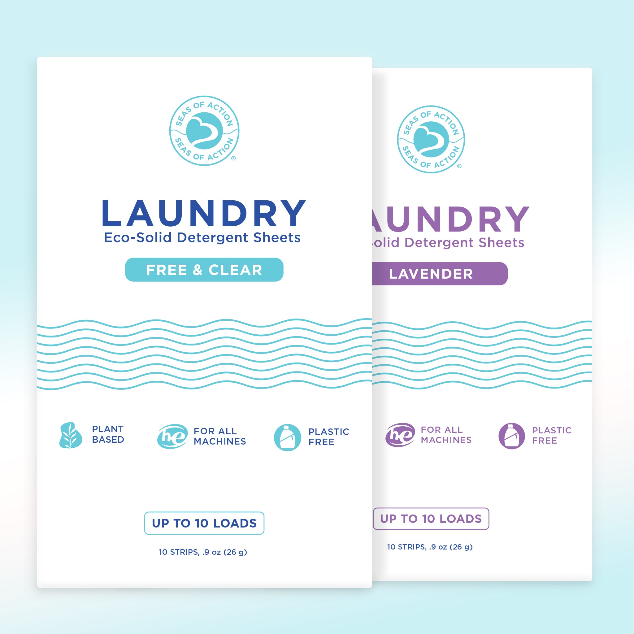 Sample Pack of Laundry Detergent Sheets, Up to 10 Loads